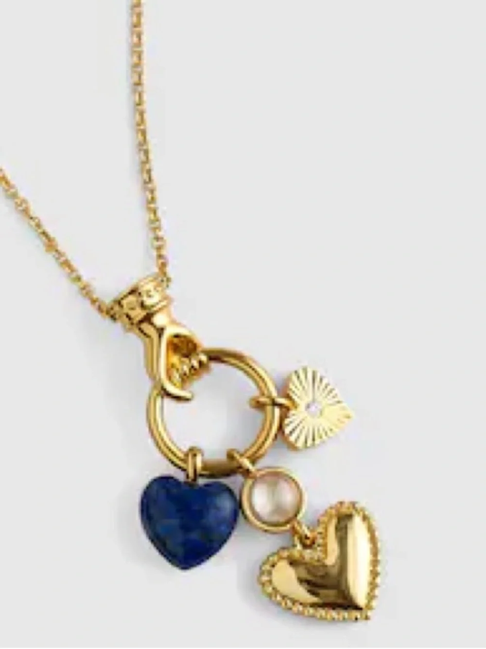 Madewell Gold Heart Charm Necklace - Picture 3 of 3